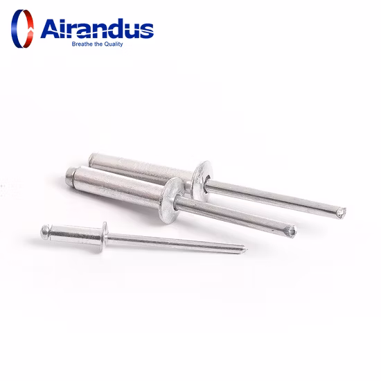 Mechanical Equipment Parts Customized Auto Fasteners Pop Aluminum Blind Rivet