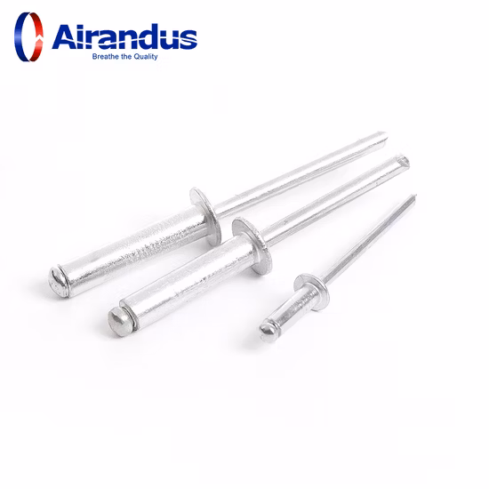 Mechanical Equipment Parts Customized Auto Fasteners Pop Aluminum Blind Rivet