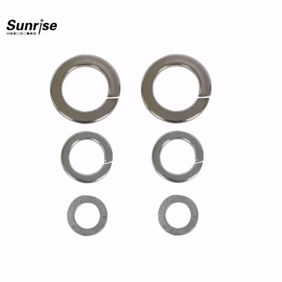 Carbon Steel Stainless Steel Flat Washers Plain Washers Spring Lock Washers Zinc Plated