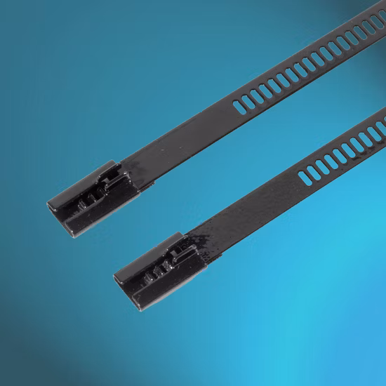 Coated Ball Lock Stainless Steel 304 316 Cable Ties with UL CE