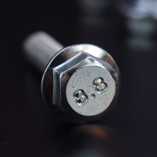 Yellow/Color Zinc DIN 6921 Hex Flange Bolt Gr 4.8 M5