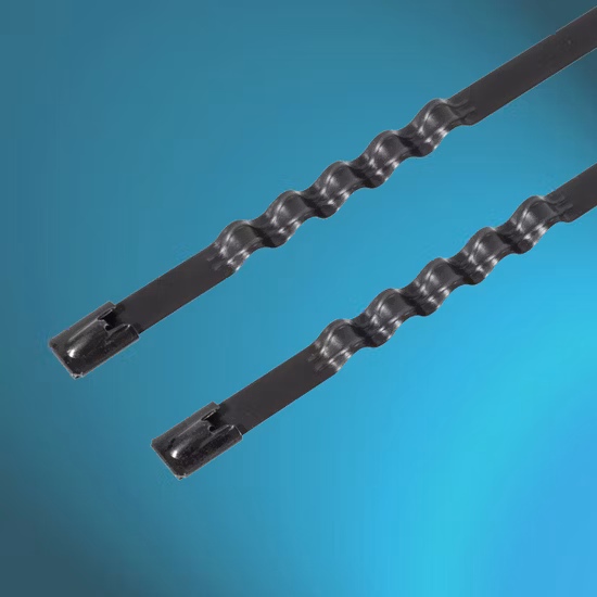 Fascette per cavi rivestite in acciaio inossidabile 304 316 con chiusura a sfera e UL CE
